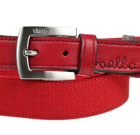 Dark Red Boy's Belt