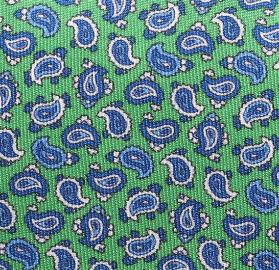 Green Silk Teenager's Tie