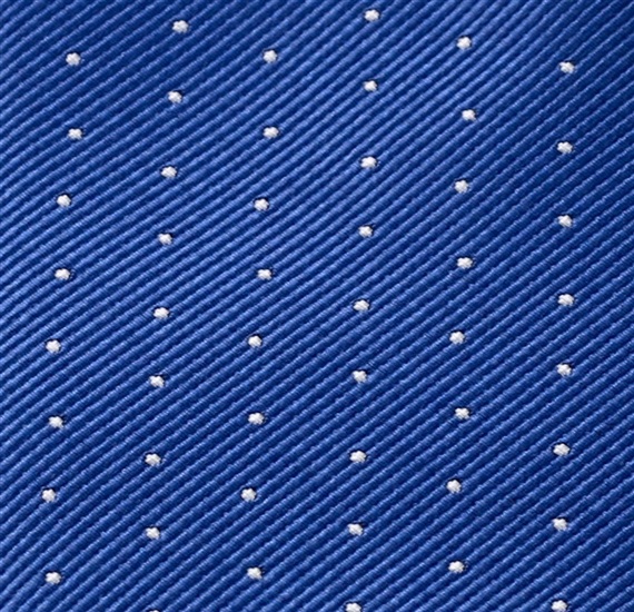 Blue Boy's Tie with Dots