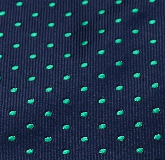 Blue Boy's Tie with Dots