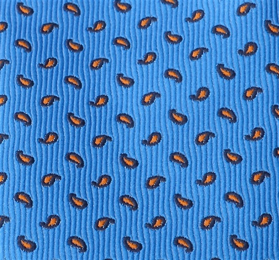 Royal Blue Boy's Tie with Cashmere
