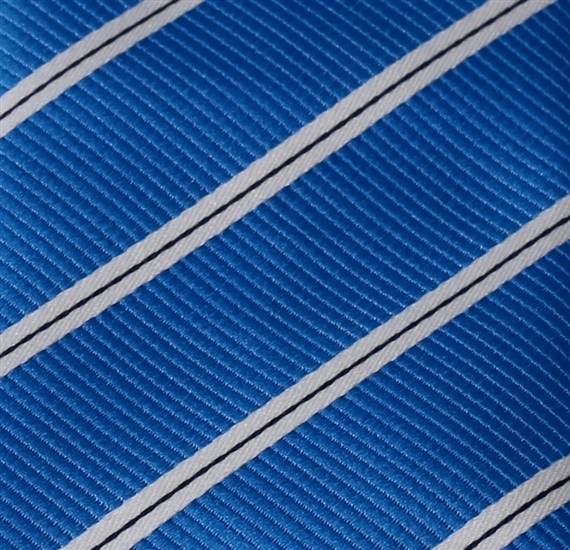 Blue Stripes Boy's Tie