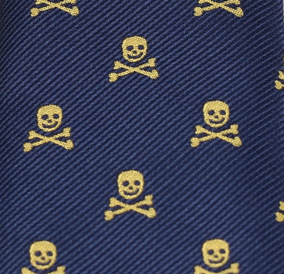 Boy's Tie with Skulls