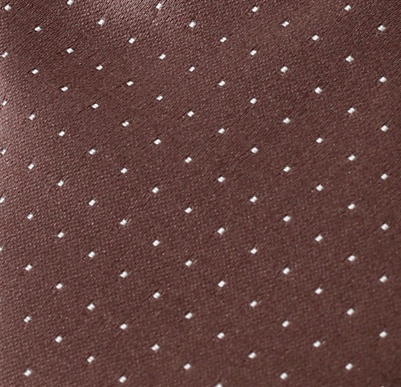 Brown Boy's Tie with Dots