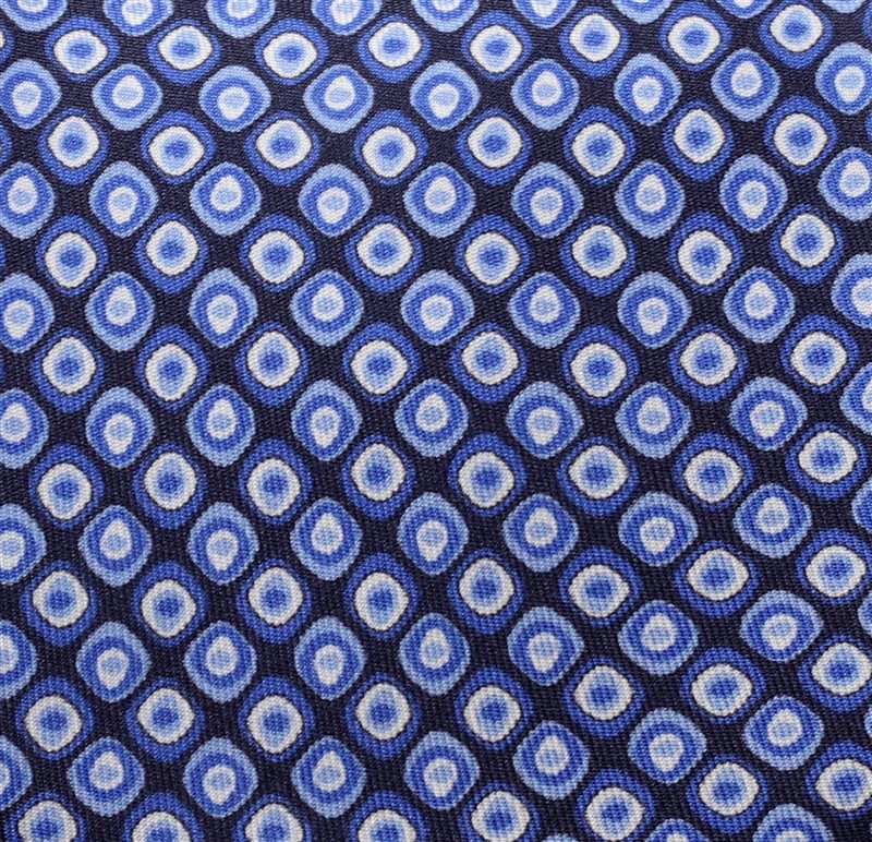 Blu Tie Op Art Style