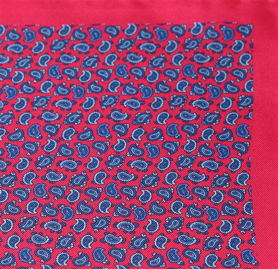Turin 42 Silk Pocket Square