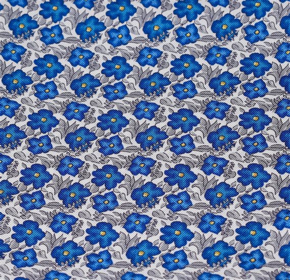 Turin 40 Silk Pocket Square