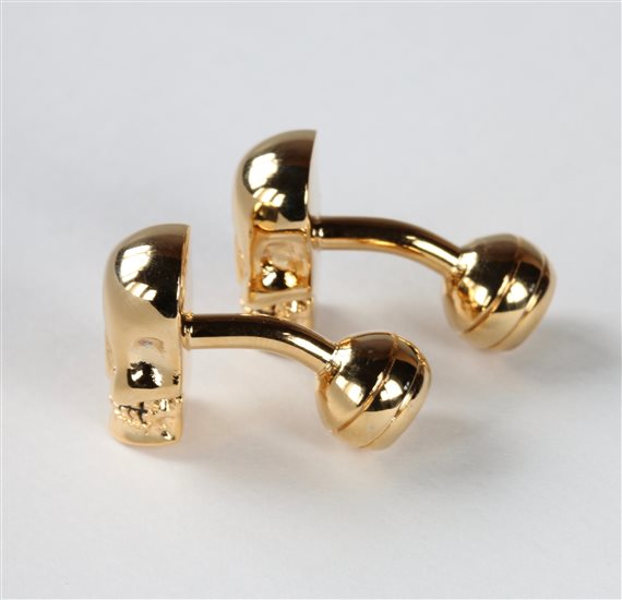 Skull Cufflinks Side