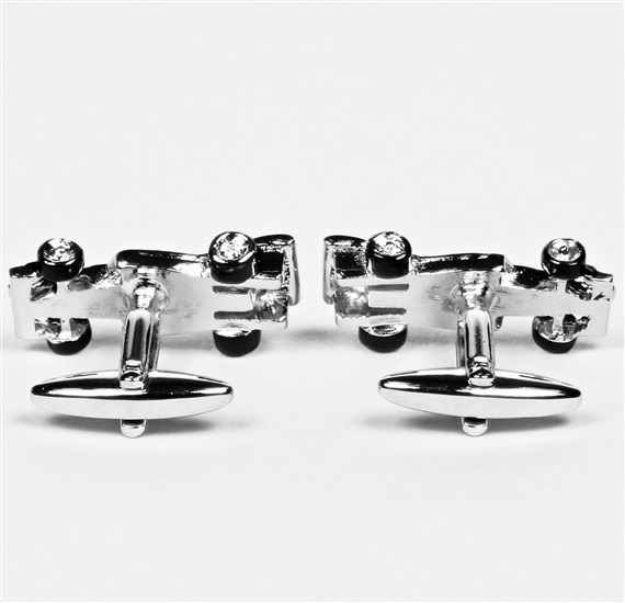 Racing Race Cufflinks Reverse