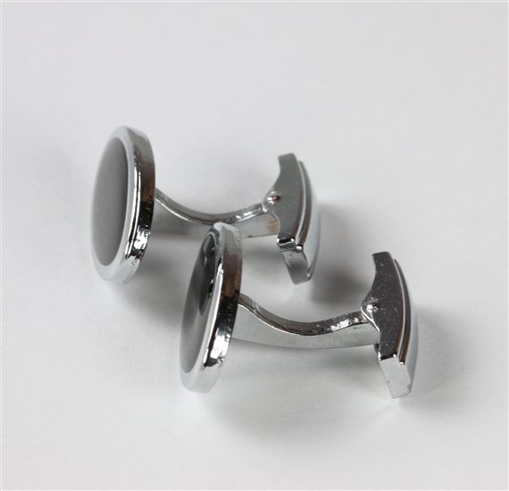 Black Cufflinks Side