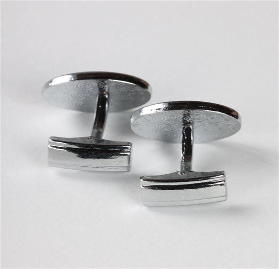 Black Cufflinks Reverse