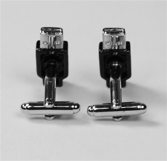 USB Cufflinks Reverse