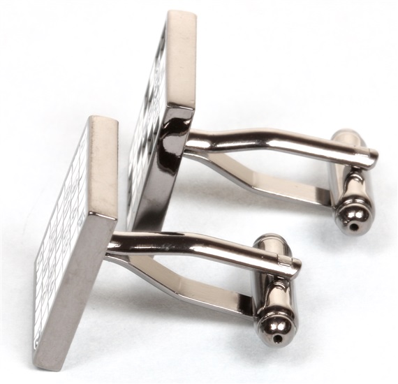 Sudoku and Crosswords Cufflinks side