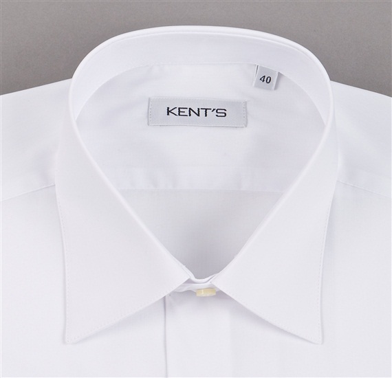 Special Size Kent's Formal White Dress Shirt