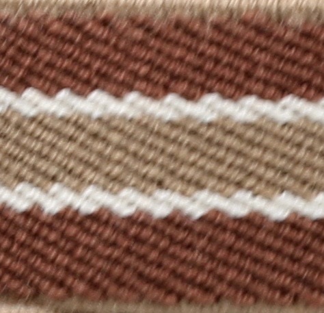Brown Stripes Boy's Belt