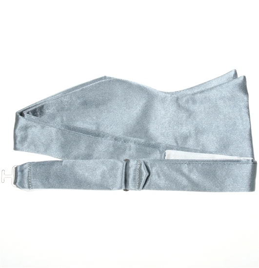 Grey Self Bow Tie