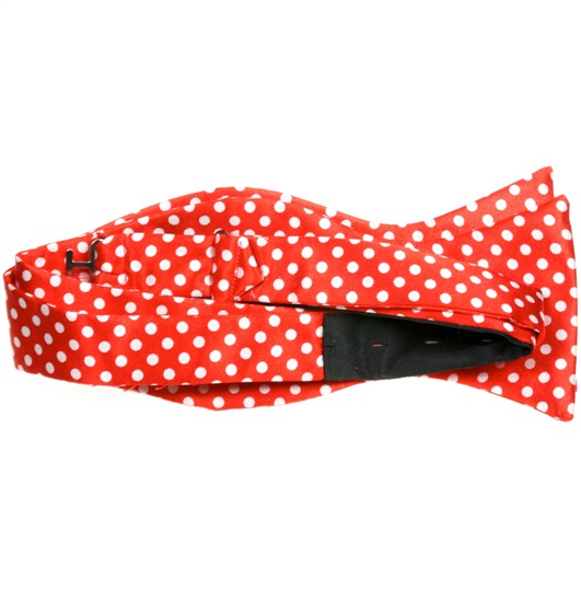 Red Self Bow Tie