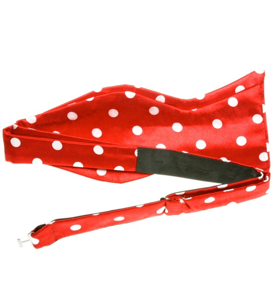 Red Self Bow Tie