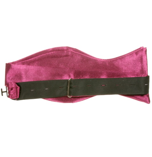 Magenta Self Bow Tie