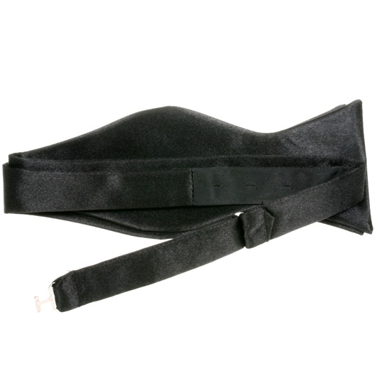 Black Self Bow Tie