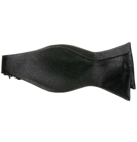 Black Self Bow Tie
