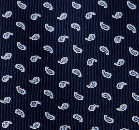 Blue Boy's Tie with Cashmere