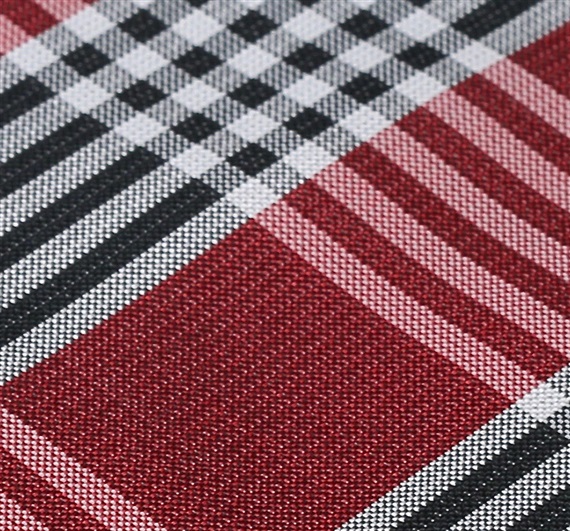 Garnet and Black Tartan Boy's Tie