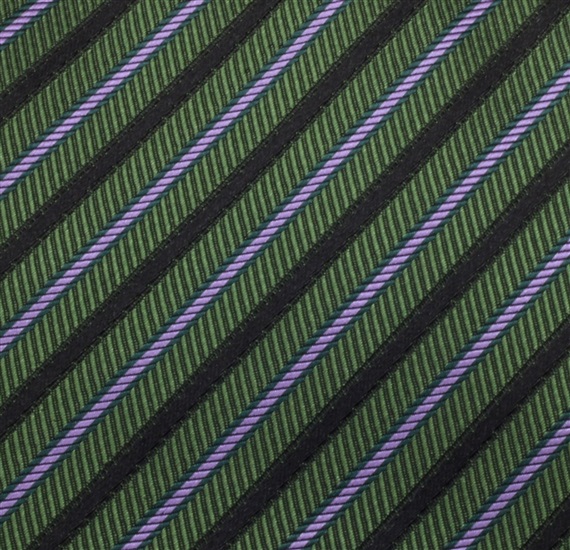 Siena 46 Green Stripes Tie