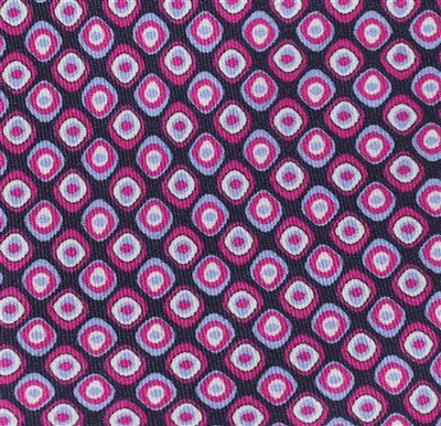 Corbata Seda Magenta Op Art