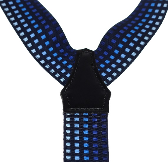 CRUCE TIRANTE ELASTICO CUADROS AZULES