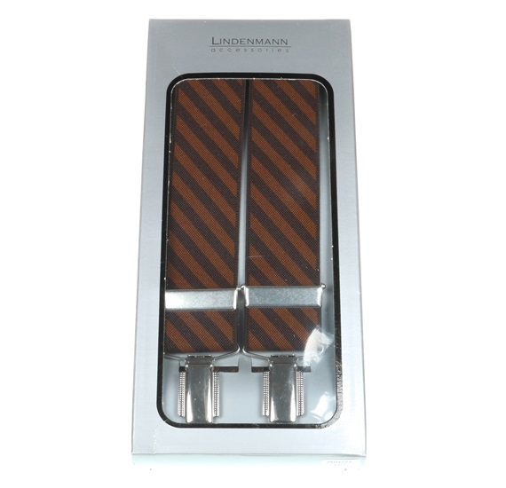 Brown Striped Braces - Pisa 31