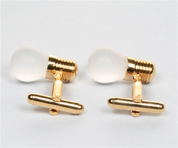 Light Bulb Cufflinks Reverse