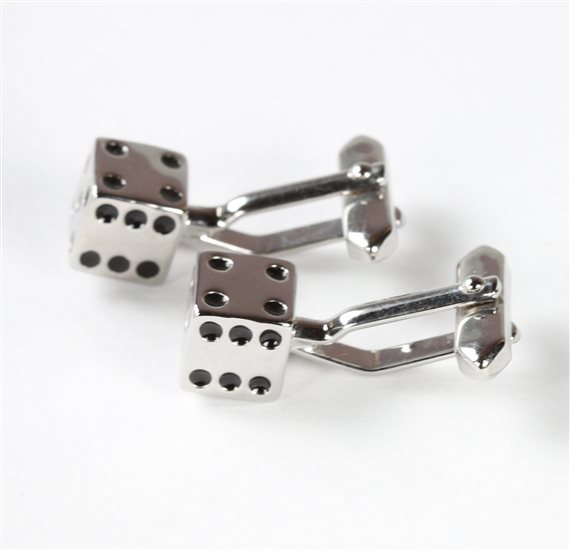 Dices Cufflinks Side