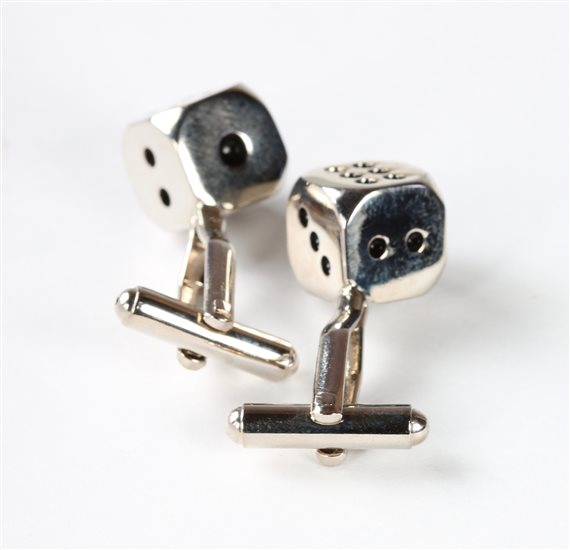 Dices Cufflinks Reverse