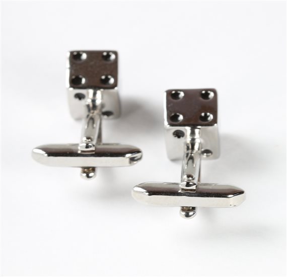 Dices Cufflinks Reverse