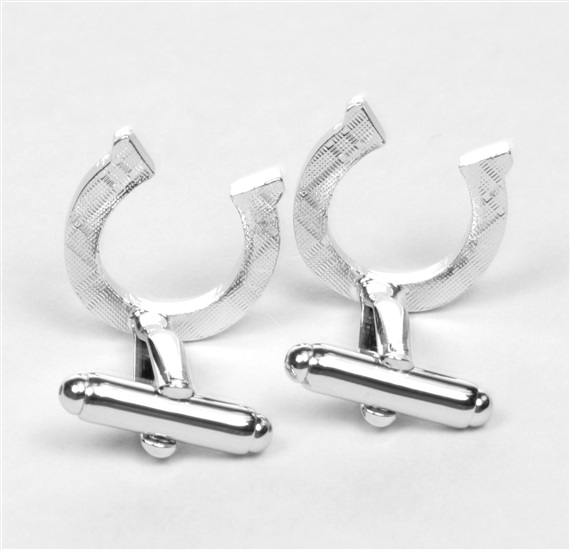 Horseshoe Cufflinks Side