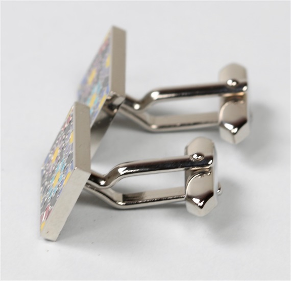 Cufflinks Flowers Side