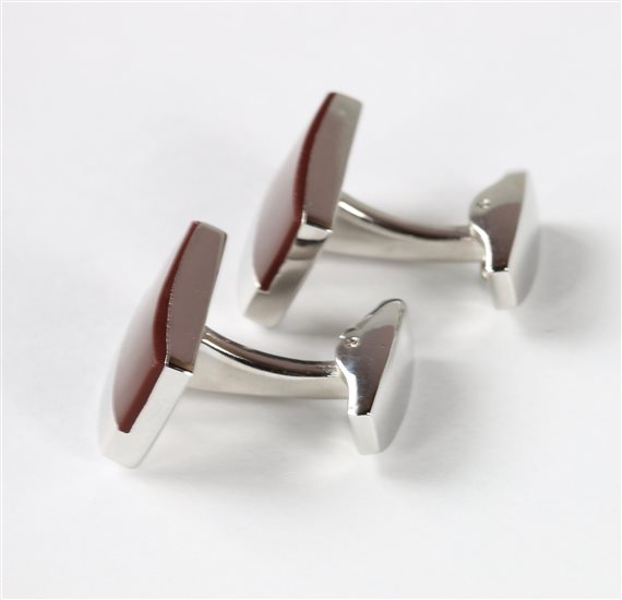 Brown Cufflinks Side