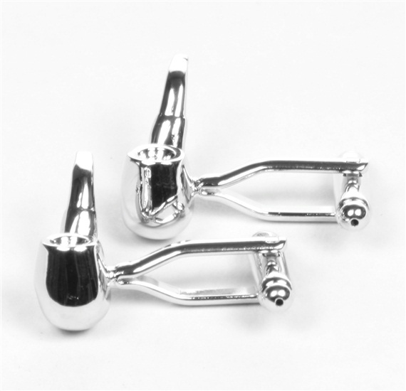 Pipe Cufflinks Side