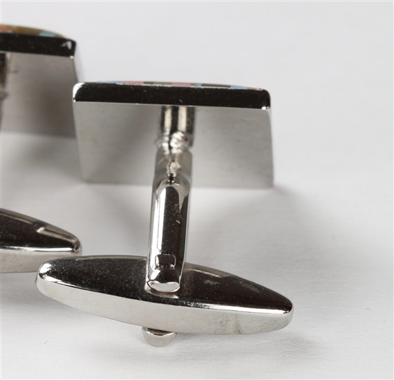 Stripes Cufflinks Reverse