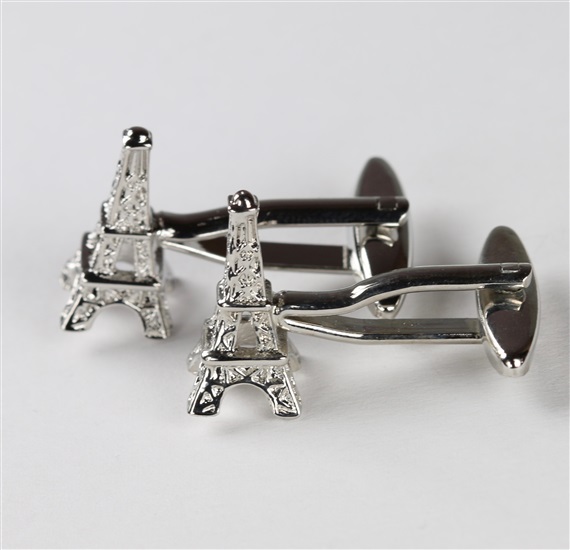 Eiffel Tower Cufflinks Side