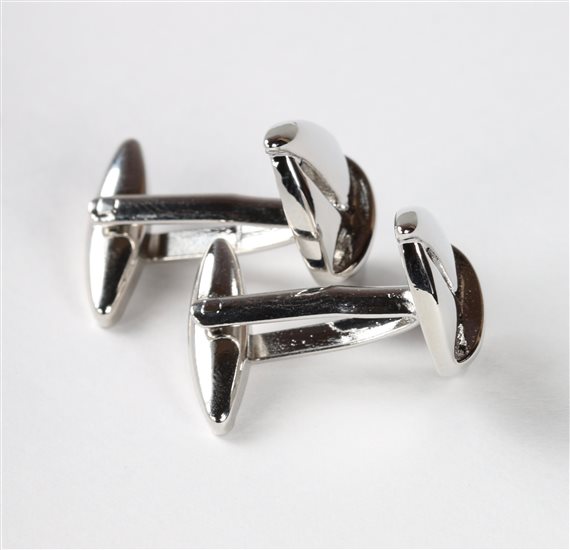 Sailboat Cufflinks Side