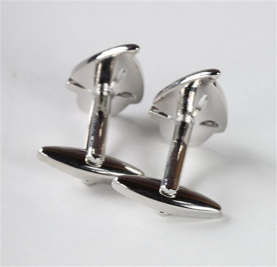 Sailboat Cufflinks Reverse