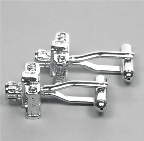 Camera Cufflinks Side