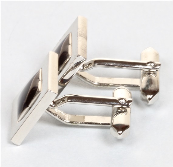Purple Cufflinks Side
