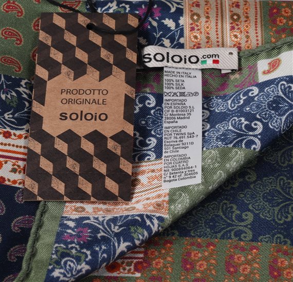 Soloio Brand Pocket Square