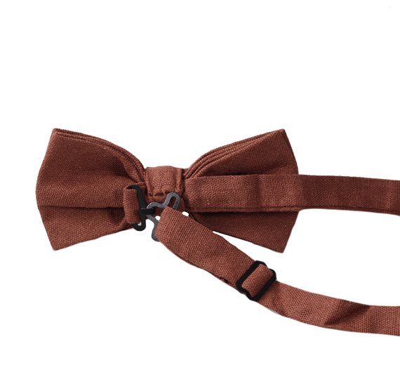 Brown Cotton Bow Tie