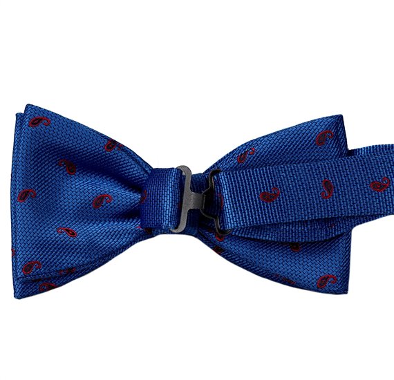 Green Bow Tie with Paisley Reverse
