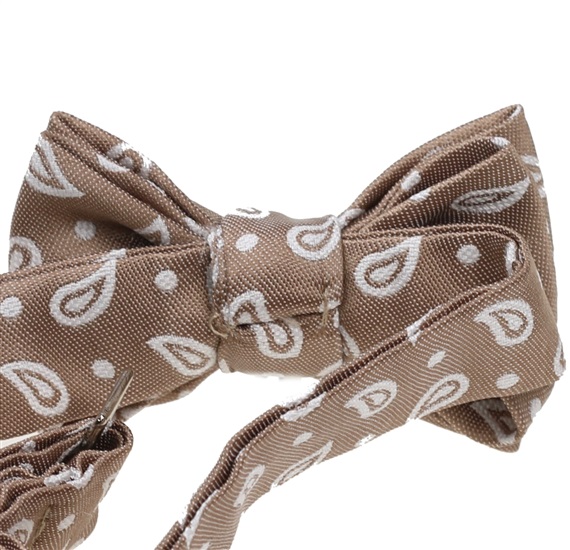 Beige Baby's Bow Tie