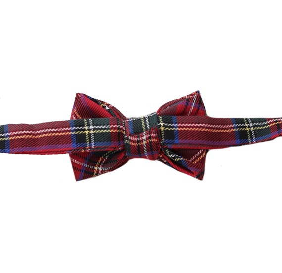 Checked Baby's Bow Tie